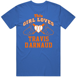 This Girl Loves Travis D'arnaud New York Baseball Player Classic T Shirt