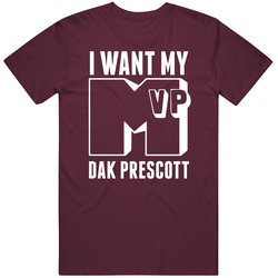I Want My Mvp Dak Prescott Ms State College Athlete T Shirt