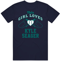 This Girl Loves Kyle Seager Seattle Baseball Player Classic T Shirt