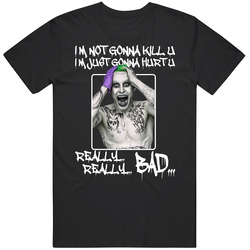 Joker Jared I'm Not Gonna Tank Black T Shirt