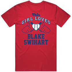 This Girl Loves Blake Swihart Boston Baseball Player Classic T Shirt