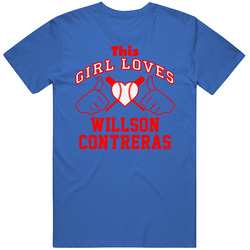 This Girl Loves Willson Contreras Chicago Chi Baseball Player Classic T Shirt
