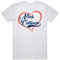 Nick Collison Love Heart Fan Oklahoma City Basketball T Shirt