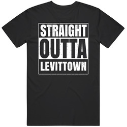Straight Outta Levittown New York City Pride Parody T Shirt