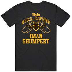 Iman Shumpert This Girl Loves Heart Cleveland Basketball T Shirt