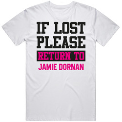 If Lost Please Return To Jamie Dornan Hot Celebrity Fangirl Cool T Shirt