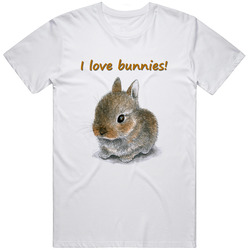 Hare 61 With Text T Shirt