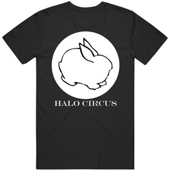 Black Halo Circus Rabbit Logo T Shirt