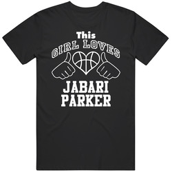 Jabari Parker This Girl Loves Heart Milwaukee Basketball T Shirt