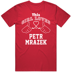 This Girl Loves Petr Mrazek Detroit Hockey Fan Sports T Shirt