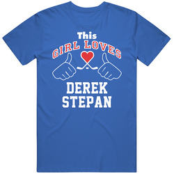 This Girl Loves Derek Stepan New York Hockey Fan Sports T Shirt