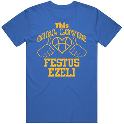 Festus Ezeli This Girl Loves Heart Golden State Basketball T Shirt