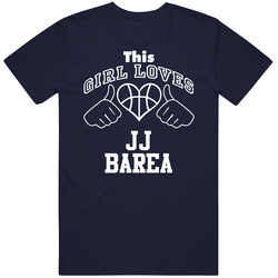 Jj Barea This Girl Loves Heart Dallas Basketball T Shirt