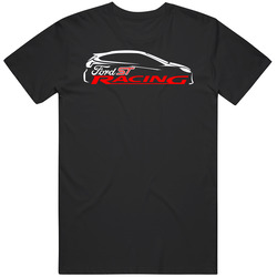 New T-Shirt Ford Focus ST Sports Racing Cars Logo Outline Womens Tee Sz S To 2XL T Shirt
