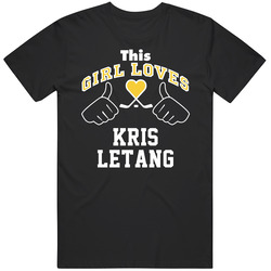 This Girl Loves Kris Letang Pittsburgh Hockey Fan Sports T Shirt