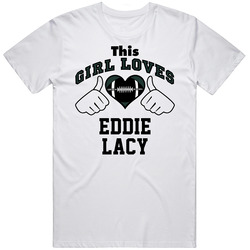 This Girl Loves Eddie Lacy Green Bay Football Player Sports Fan Heart T Shirt