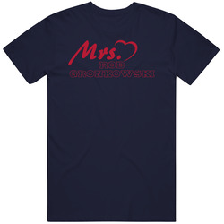 Mrs Rob Gronkowski New England Football Player Married Wife T Shirt