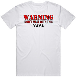 Warning Dont Mess With This Yaya Greek  Funny Grandmother T Shirt