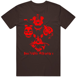 Hot New Men Five Nights At Freddy's Fnaf Horror Game Fitted S M L Xl  Tee T Shirt