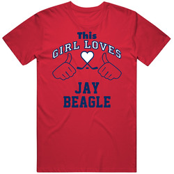 This Girl Loves Jay Beagle Washington Hockey Fan Sports T Shirt