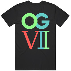 Og 7 Roman Numeral Marvin Martian Color T Shirt