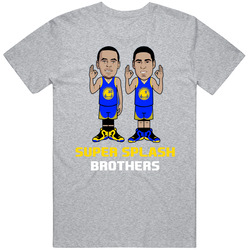 Super Splash Brothers Steph Curry Klay Thompson All Star Golden State T Shirt