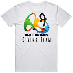 Philippines Diving Team Rio 2016 Olympic Event Logo T Shirt
