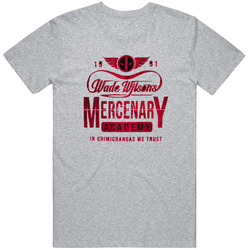 Deadpool â€“ Wade Wilsonâ€™s Mercenary Academy - Distressed T Shirt