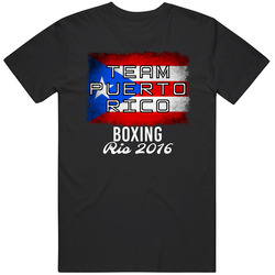 Puerto Rico Boxing Rio 2016 Olympic Team Flag T Shirt