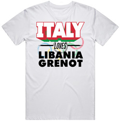 Italy Loves Libania Grenot Road 4 X 400 M Relay Olympics T Shirt