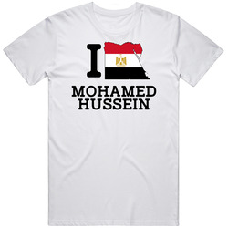 I Love Mohamed Hussein Egypt Swimming Olympics T Shirt