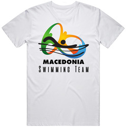 Macedonia Swimming Team Rio 2016 Olympic Event Logo T Shirt