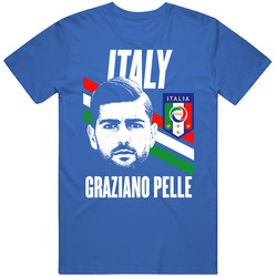 Graziano Pelle Is My Player Fan Team Italy Euro Cup Soccer Futball T Shirt