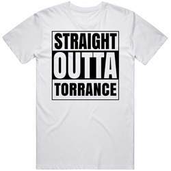 Straight Outta Torrance California City Compton Parody T Shirt