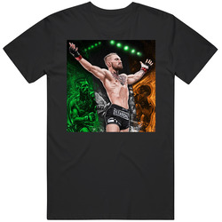 UFC Conor McGregor Irish graphic T-shirt ver.3 mma Jose Aldo CHAMP NOTORIOUS T Shirt