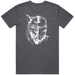 Game Of Thrones Wolf Charcoal Grey T Shirt