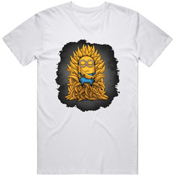 Despicable Me Minion Game Of Thrones Banana Throne Funny Parody T Shirt