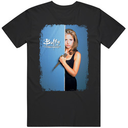 Buffy The Vampire Slayer Tv Series Logo Poster Retro Show T Shirt Buffy The Vampire Slayer Tv Series Logo Poster Retro Show T Shirt
