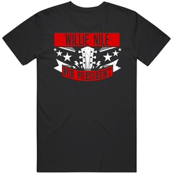 Willie Nile For President Guitarist Music Player Election Parody Fan T Shirt