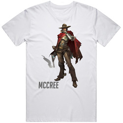 McCree Overwatch T Shirt Offensive Hero Video Game Tee Unisex Apparel T Shirt