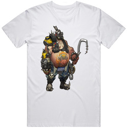 Roadhog Overwatch T Shirt Blizzard Video Game Tee Unisex Apparel T Shirt