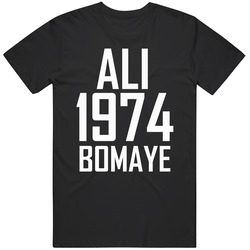 Muhammad ALI Tshirt,ALI 1974 BOMAYE T Shirt Muhammad ALI Tshirt,ALI 1974 BOMAYE T Shirt