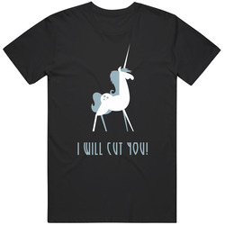 I Will Cut You Stabby Unicorn T Shirt Unisex Unicorn Named Stabby Tee T Shirt