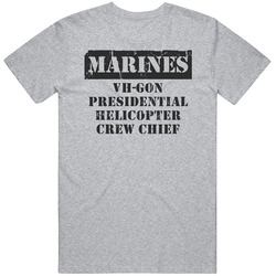 Vh-gon Presidential Helicopter Crew Chief Marines T Shirt