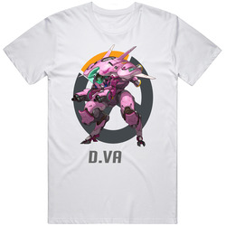 D. Va Overwatch T Shirt Tank Hero Video Game Tee Unisex Apparel T Shirt