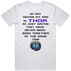 Fathers Day Gift Ideas Superhero Thor Reference T Shirt Fathers Day Gift Ideas Superhero Thor Reference T Shirt