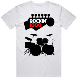 Rockin' 1000 Drummer White T Shirt
