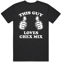 This Guy Loves Chex Mix Fun Retro Favorite Food T Shirt