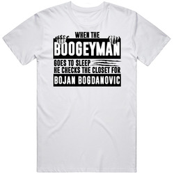 Bojan Bogdanovic Boogeyman Checks Closet For Brooklyn Basketball T Shirt
