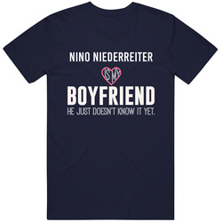 Nino Niederreiter Is My Boyfriend Just Doesnt Know New York Hockey Player T Shirt